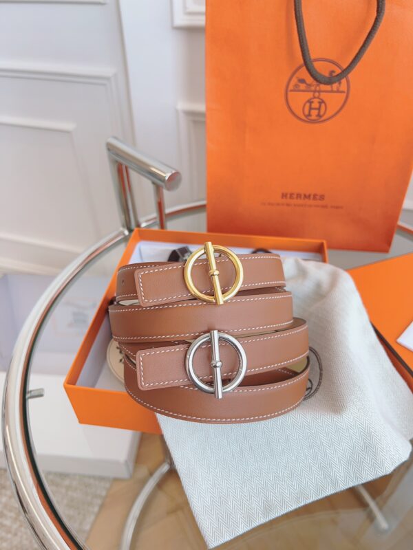Wide 2.4cm Double Sidedd Belt