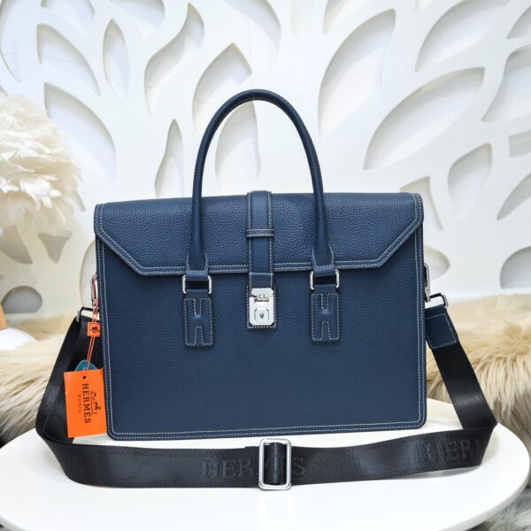 Stylish Classic Leather Computer Briefcase