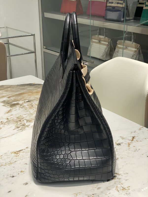 Fashion Classic Cowhide Pressed Matte Crocodile Bag
