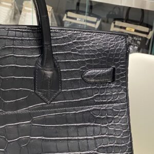 Fashion Classic Cowhide Pressed Matte Crocodile Bag