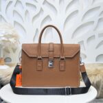 Stylish Classic Leather Computer Briefcase