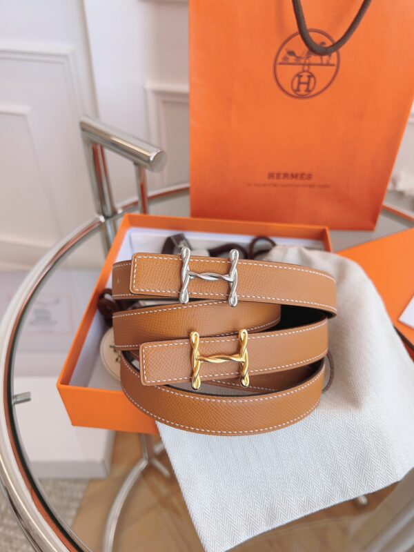 Wide 2.4cm Double Sidedd Belt