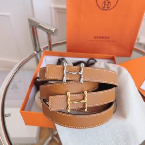 Wide 2.4cm Double Sidedd Belt