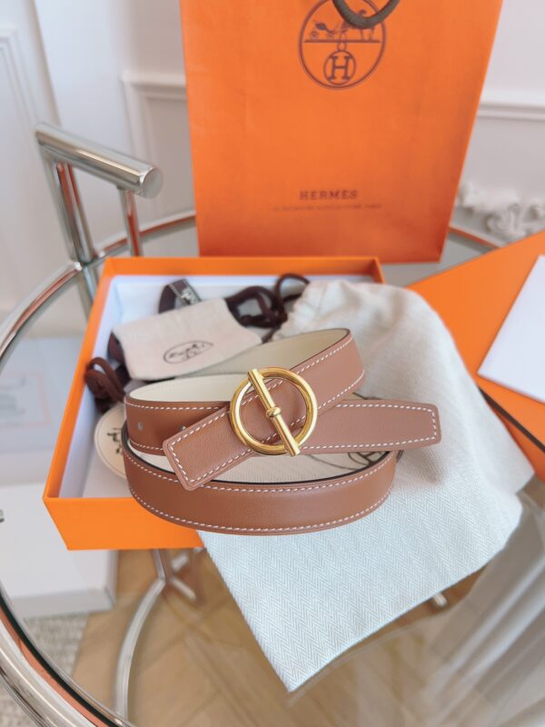 Wide 2.4cm Double Sidedd Belt