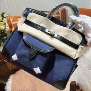 Fashion Classic Canvas Leather Handmade Bags