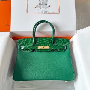 25cm-30cm Crocodile Embossed Classic Bags