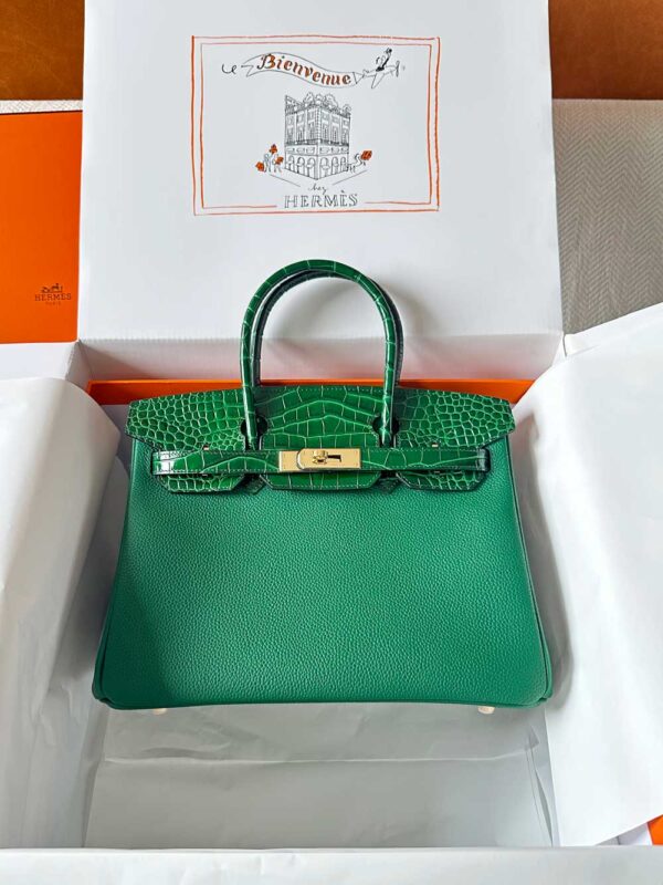 25cm-30cm Crocodile Embossed Classic Bags