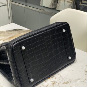 Fashion Classic Cowhide Pressed Matte Crocodile Bag