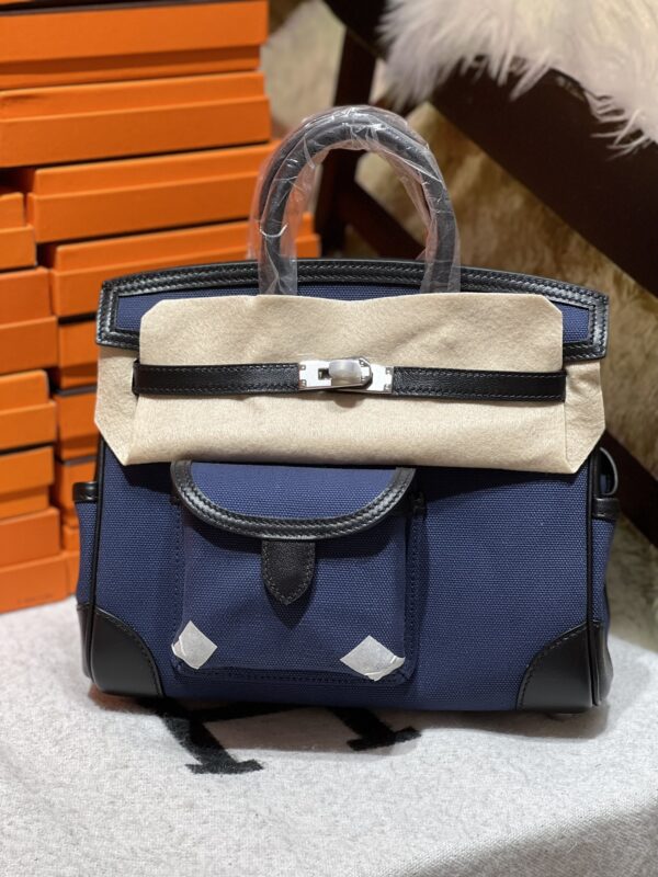 Fashion Classic Canvas Leather Handmade Bags