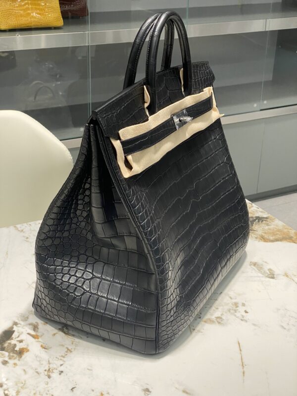Fashion Classic Cowhide Pressed Matte Crocodile Bag