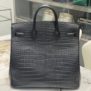Fashion Classic Cowhide Pressed Matte Crocodile Bag