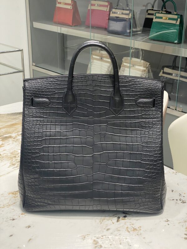 Fashion Classic Cowhide Pressed Matte Crocodile Bag