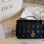 24cm Quilted Chain Handle Bag