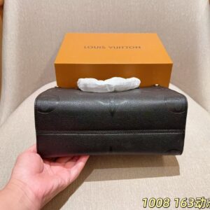 Black Embossed Tote Bag with Strap - image 6