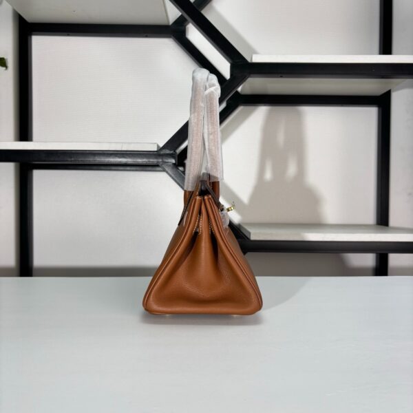 Classic Brown Top Handle Bag - image 3