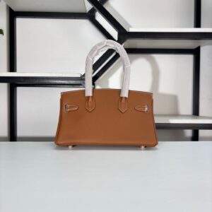Classic Brown Top Handle Bag - image 4