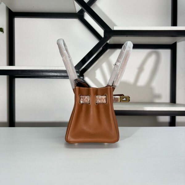 Classic Brown Top Handle Bag - image 7