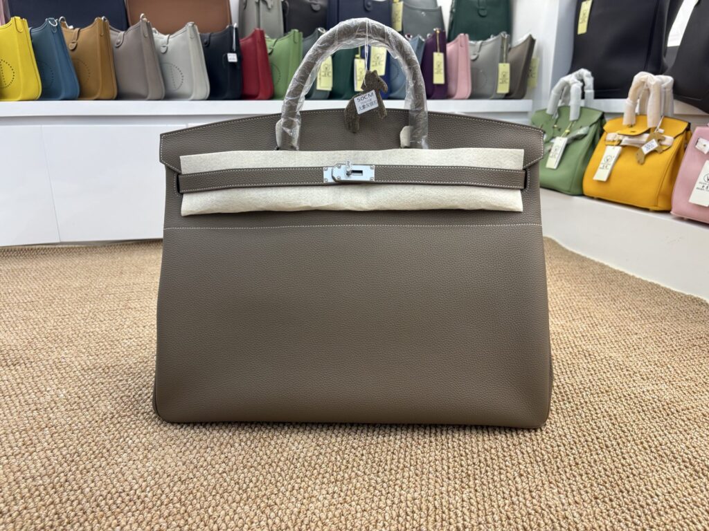 Classic Leather Top Handle Bag