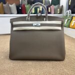 Classic Leather Top Handle Bag