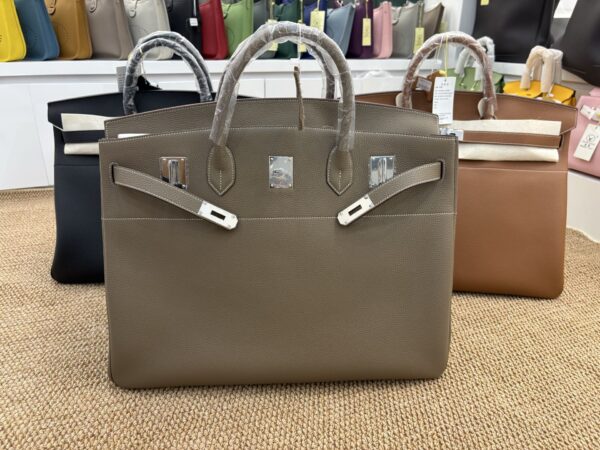 Classic Leather Top Handle Bag