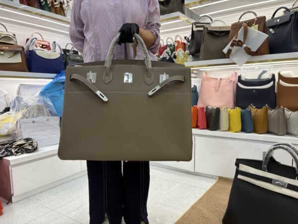 Classic Leather Top Handle Bag