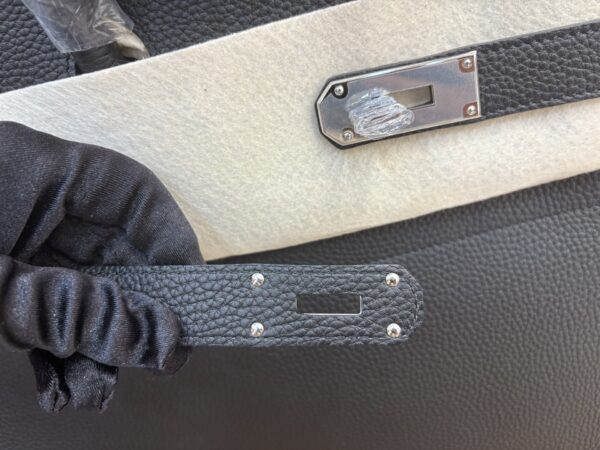 Classic Leather Top Handle Bag
