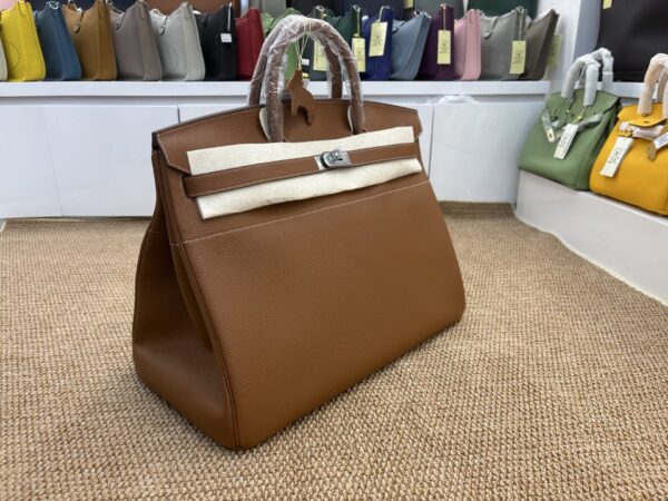 Classic Leather Top Handle Bag