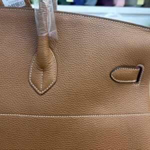 Classic Leather Top Handle Bag