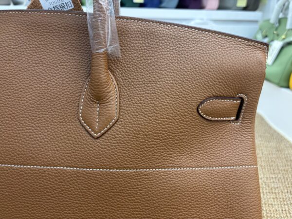 Classic Leather Top Handle Bag