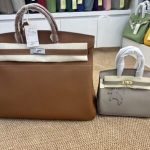 Classic Leather Top Handle Bag