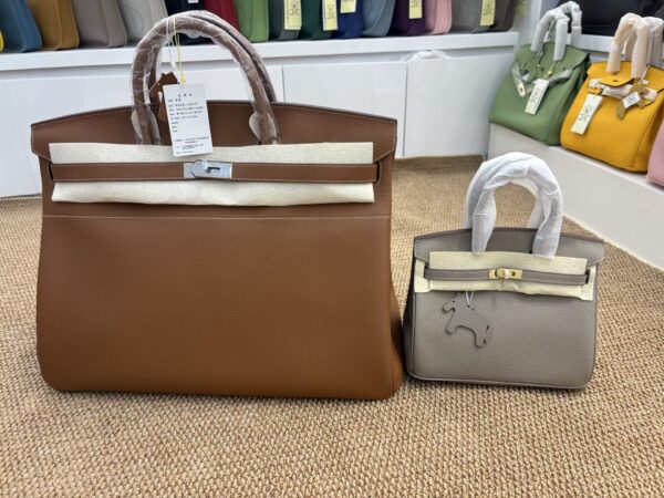 Classic Leather Top Handle Bag
