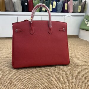 Classic Leather Top Handle Bag