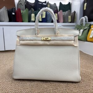 Classic Leather Top Handle Bag