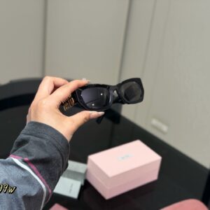 Glossy Oval Sunglasses