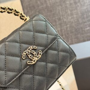 Horizontal Quilted Top Handle Bag