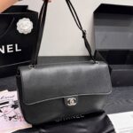 Leather Flap Shoulder Bag