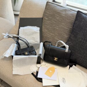 Leather Top Handle Shoulder Bag