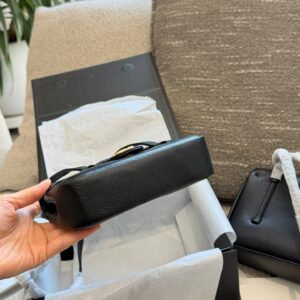 Leather Top Handle Shoulder Bag