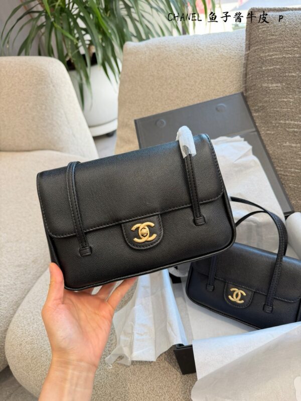 Leather Top Handle Shoulder Bag