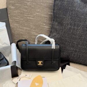 Leather Top Handle Shoulder Bag