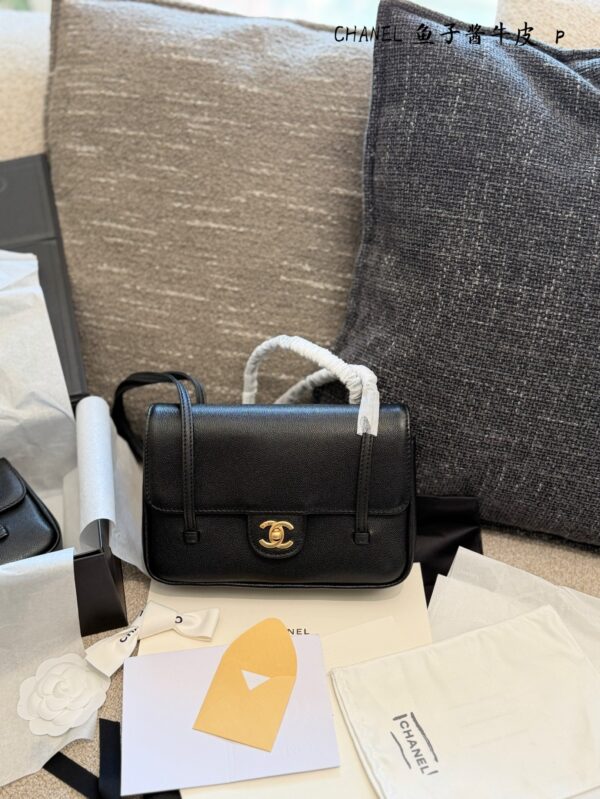 Leather Top Handle Shoulder Bag