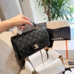 Mini Quilted Top Handle Flap Bag