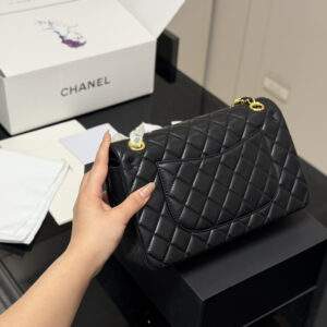 Quilted Chain Flap Bag