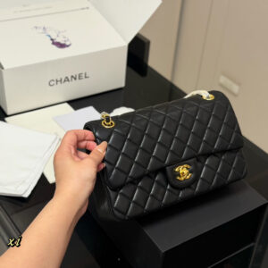 Quilted Chain Flap Bag