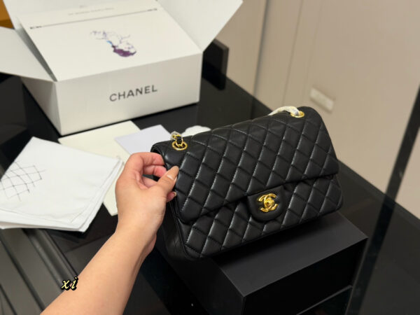 Quilted Chain Flap Bag