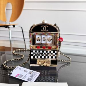 Slot Machine Minaudiere Chain Bag - 1