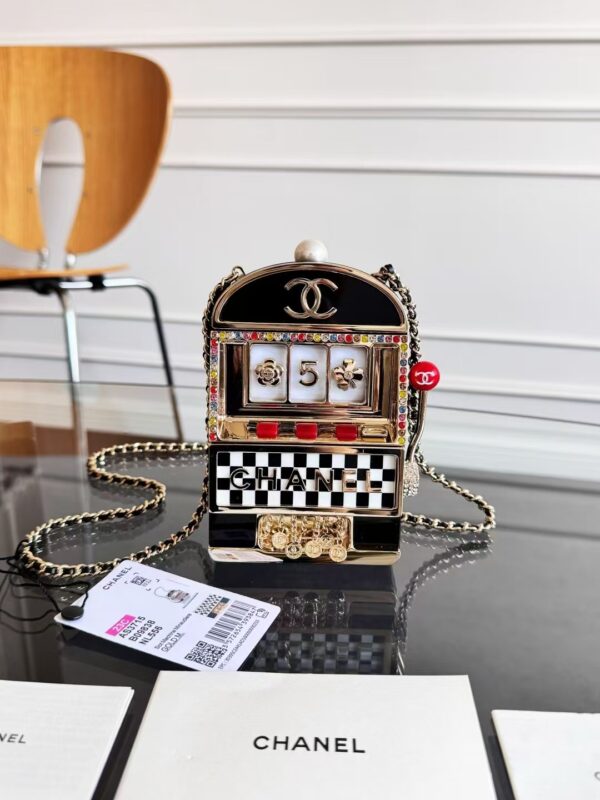 Slot Machine Minaudiere Chain Bag - 1