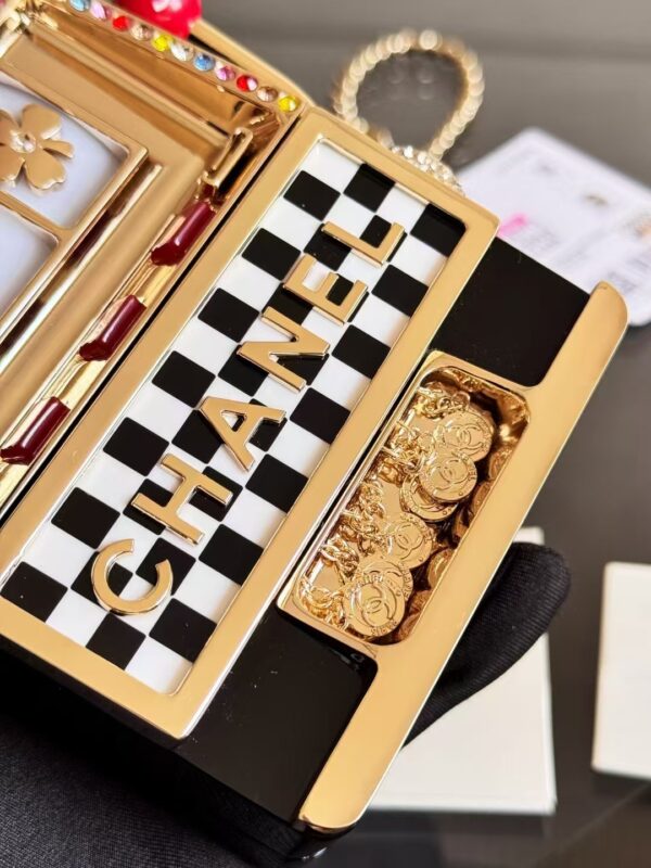 Slot Machine Minaudiere Chain Bag - 3