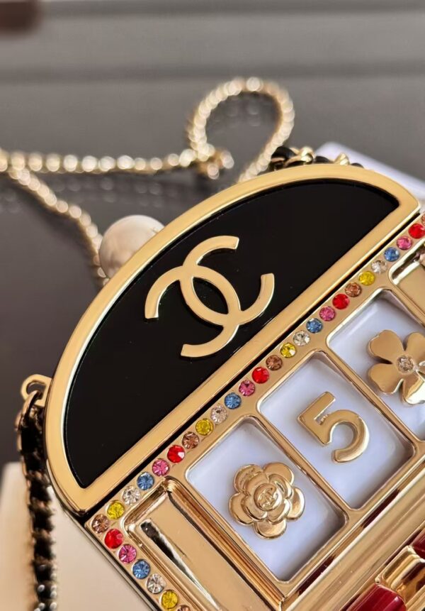 Slot Machine Minaudiere Chain Bag - 6