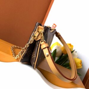 Brown Monogram Double Pouch Shoulder Bag - image 2